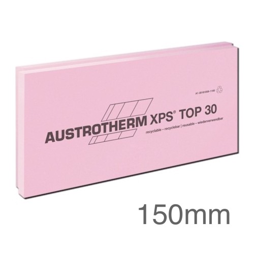 150mm XPS 300 Insulation Board - Rebated Edge - 600mm x 1250mm - TOP-F 30 SF 150mm XPS 300 Insulation Board - Rebated Edge - 600mm x 1250mm - TOP-F 30 SF