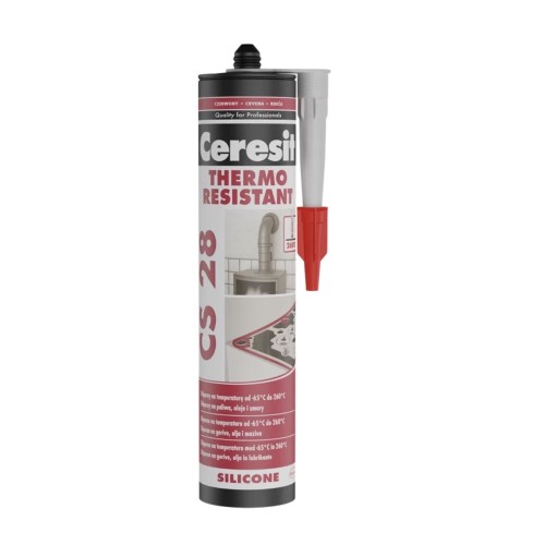 Ceresit CS-28 Thermo Resistant Silicon Sealant - 280ml Ceresit CS-28 Thermo Resistant Silicon Sealant - 280ml