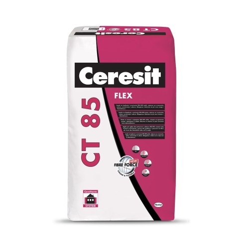 Ceresit CT85 Flex - Adhesive and Base Coat for Expanded Polystyrene (EPS) Boards - 25kg Ceresit CT85 Flex - Adhesive and Base Coat for Expanded Polystyrene (EPS) Boards - 25kg