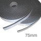 Isocheck Acoustic Isolation Strip 75mm x 5mm x 25m. Isocheck Acoustic Isolation Strip 75mm x 5mm x 25m.