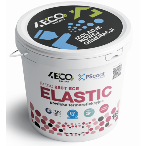 PSC 4ECO 250T ECE ELASTIC - Insulating Protective Paint for Plastic and Metal Surfaces - 18 Litres Bucket PSC 4ECO 250T ECE ELASTIC - Insulating Protective Paint for Plastic and Metal Surfaces - 18 Litres Bucket