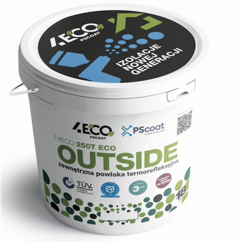 PSC 4ECO 250T ECO OUTSIDE - Insulating Protective Paint - 18 Litres Bucket PSC 4ECO 250T ECO OUTSIDE - Insulating Protective Paint - 18 Litres Bucket