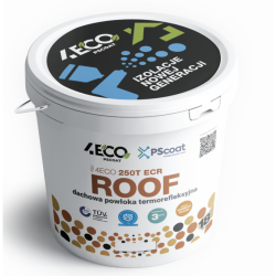 PSC 4ECO 250T ECR ROOF - Insulating Protective Paint for Metal Roofs - 18 Litres Bucket