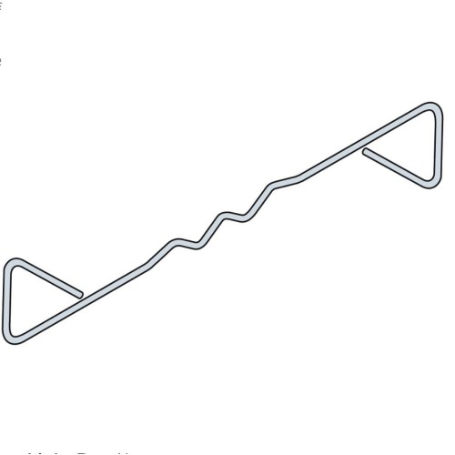 225mm Ancon Staifix RT2 General Purpose Stainless Steel Wall Tie - Type 2 - pack of 20 225mm Ancon Staifix RT2 General Purpose Stainless Steel Wall Tie - Type 2 - pack of 20