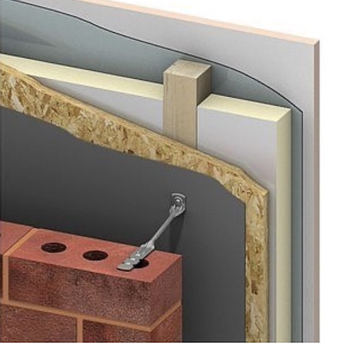 179mm Ancon Staifix Timber Frame Tie for 100mm Cavity - Type 6 Tie (pack f 250) 179mm Ancon Staifix Timber Frame Tie for 100mm Cavity - Type 6 Tie (pack f 250)