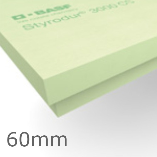 60mm Styrodur 3000CS Extruded Polystyrene Board XPS - 1265mm x 615mm - pack of 7 60mm Styrodur 3000CS Extruded Polystyrene Board XPS - 1265mm x 615mm - pack of 7