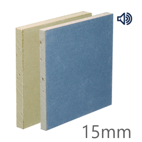 15mm Gyproc SoundBloc High Density Acoustic Board 1200x2700mm 15mm Gyproc SoundBloc High Density Acoustic Board 1200x2700mm