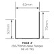 British Gypsum Gypframe Shaftwall 62 JC 70 J Channel (pack of 10) British Gypsum Gypframe Shaftwall 62 JC 70 J Channel (pack of 10)