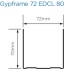 British Gypsum Gypframe 72 EDCL 80 CurveLiner Channel - Pack of 10 British Gypsum Gypframe 72 EDCL 80 CurveLiner Channel - Pack of 10