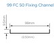 British Gypsum Gypframe 99 FC 50 Fixing Channel (pack of 10) British Gypsum Gypframe 99 FC 50 Fixing Channel (pack of 10)