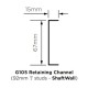 British Gypsum Gypframe Shaftwall G105 Retaining Channel (pack of 10) British Gypsum Gypframe Shaftwall G105 Retaining Channel (pack of 10)