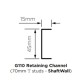 British Gypsum Gypframe Shaftwall G110 Retaining Channel (pack of 10) British Gypsum Gypframe Shaftwall G110 Retaining Channel (pack of 10)