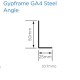 British Gypsum Gypframe GA4 Steel Angle (pack of 10) British Gypsum Gypframe GA4 Steel Angle (pack of 10)