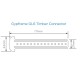 British Gypsum Gyplyner GL6 Timber Connector (box of 100) British Gypsum Gyplyner GL6 Timber Connector (box of 100)