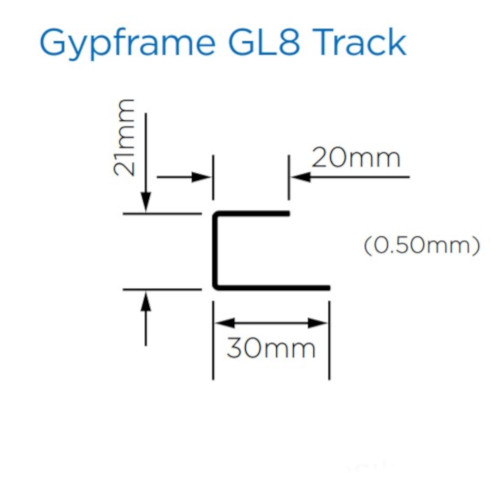 British Gypsum Gyplyner GL8 Track 3.6m (pack of 10) British Gypsum Gyplyner GL8 Track 3.6m (pack of 10)