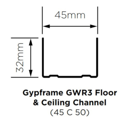British Gypsum Gypwall Rapid GWR3 Floor and Ceiling Channel (pack of 10) British Gypsum Gypwall Rapid GWR3 Floor and Ceiling Channel (pack of 10)