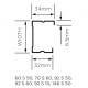 British Gypsum Gypframe 146 S 50 C Stud 3m (pack of 10) British Gypsum Gypframe 146 S 50 C Stud 3m (pack of 10)