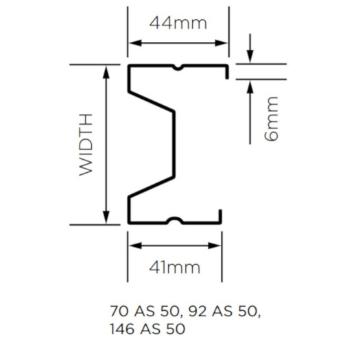 British Gypsum Gypframe 70 AS 50 Acoustuds 2.4 m (pack of 10) British Gypsum Gypframe 70 AS 50 Acoustuds 2.4 m (pack of 10)