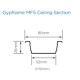 British Gypsum Casoline MF5 Ceiling Section British Gypsum Casoline MF5 Ceiling Section