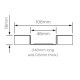 British Gypsum Gypframe Service Support Plate (pack of 100) British Gypsum Gypframe Service Support Plate (pack of 100)