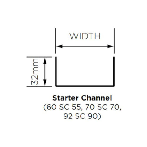 British Gypsum Gypframe Shaftwall 60 SC 55 Starter Channel (pack of 10) British Gypsum Gypframe Shaftwall 60 SC 55 Starter Channel (pack of 10)