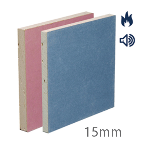 15mm Gyproc SoundBloc F High Density Acoustic Board 1200x2400mm 15mm Gyproc SoundBloc F High Density Acoustic Board 1200x2400mm
