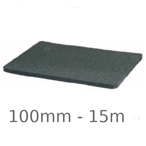 100mm Regupol Acoustic Isolating Strips for Timber/Metal Studs - 15m roll 100mm Regupol Acoustic Isolating Strips for Timber/Metal Studs - 15m roll