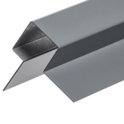 Asymmetric Aluminium Corner Profile for Cedral Lap - 3m length