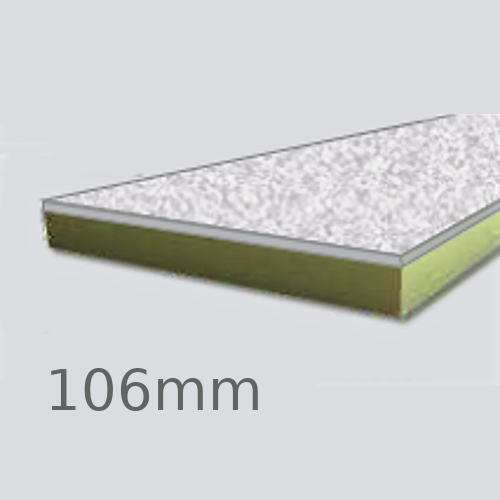 106mm Cellecta Hexatherm XCPL Faced Thermal Laminate Board for Car Park Soffits - Extruded Polystyrene (XPS) 106mm Cellecta Hexatherm XCPL Faced Thermal Laminate Board for Car Park Soffits - Extruded Polystyrene (XPS)