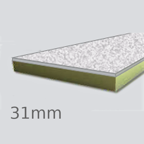 31mm Cellecta Hexatherm XCPL Faced Thermal Laminate Board for Car Park Soffits - Extruded Polystyrene (XPS) 31mm Cellecta Hexatherm XCPL Faced Thermal Laminate Board for Car Park Soffits - Extruded Polystyrene (XPS)