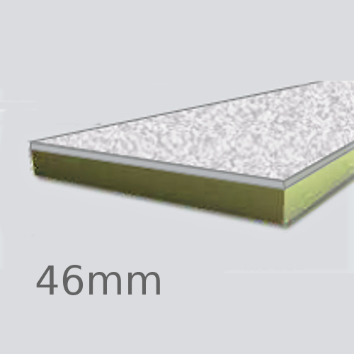46mm Cellecta Hexatherm XCPL Faced Thermal Laminate Board for Car Park Soffits - Extruded Polystyrene (XPS) 46mm Cellecta Hexatherm XCPL Faced Thermal Laminate Board for Car Park Soffits - Extruded Polystyrene (XPS)
