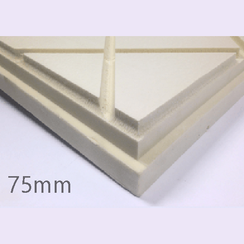 75mm Cellecta Hexatherm XDRAiN Drainage Channel Inverted Roof Board - XPS Insulation 75mm Cellecta Hexatherm XDRAiN Drainage Channel Inverted Roof Board - XPS Insulation