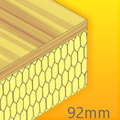 92mm Cellecta Hexatherm XPLY Plywood Thermal Laminate Roof Board - Extruded Polystyrene (XPS) 92mm Cellecta Hexatherm XPLY Plywood Thermal Laminate Roof Board - Extruded Polystyrene (XPS)