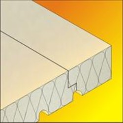 50mm Cellecta Hexatherm XDRAiN Drainage Channel Inverted Roof Board - XPS Insulation