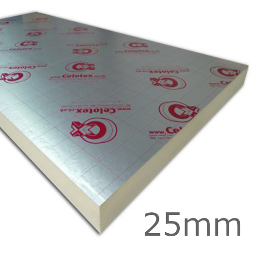 25mm Celotex TB4000 PIR Insulation Board - TB4025 25mm Celotex TB4000 PIR Insulation Board - TB4025