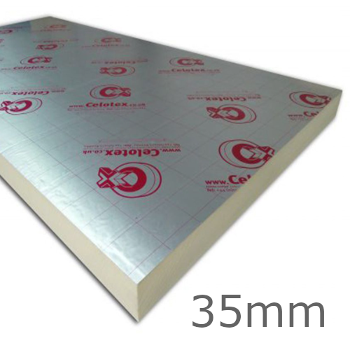 35mm Celotex TB4000 PIR Insulation Board - TB4035 35mm Celotex TB4000 PIR Insulation Board - TB4035