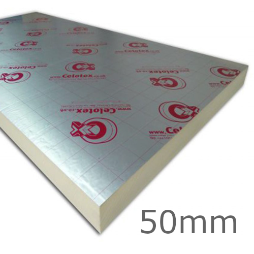 50mm Celotex GA4000 PIR Insulation Board - GA4050 50mm Celotex GA4000 PIR Insulation Board - GA4050