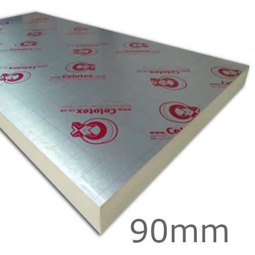 90mm Celotex GA4000 PIR Insulation Board - GA4090 90mm Celotex GA4000 PIR Insulation Board - GA4090