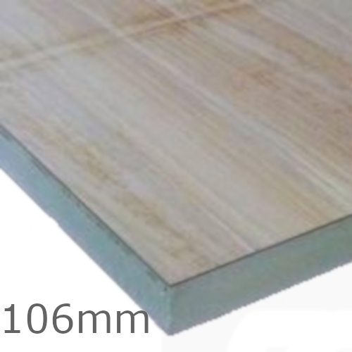 106mm Celotex TD4000 PIR Flat Roof Insulation Board with Plywood 106mm Celotex TD4000 PIR Flat Roof Insulation Board with Plywood