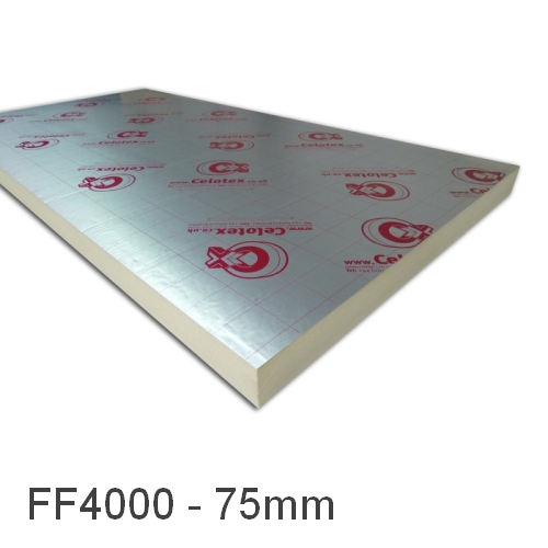 75mm Celotex FF4000 Underfloor Heating Board (pack of 16) - pallet of 2 packs 75mm Celotex FF4000 Underfloor Heating Board (pack of 16) - pallet of 2 packs