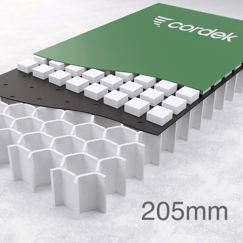 205mm Cordek Cellvent HX Ground Heave Cellular EPS Void Former - Grade 7/10 - 1200mm x 2400mm 205mm Cordek Cellvent HX Ground Heave Cellular EPS Void Former - Grade 7/10 - 1200mm x 2400mm
