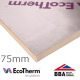 75mm EcoTherm EcoVersal PIR Insulation Board - 1200mm x 2400mm 75mm EcoTherm EcoVersal PIR Insulation Board - 1200mm x 2400mm