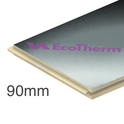 90mm Ecotherm Eco-Cavity Full Fill Cavity Wall PIR Insulation Board - 1200mm x 450mm - pack of 4 90mm Ecotherm Eco-Cavity Full Fill Cavity Wall PIR Insulation Board - 1200mm x 450mm - pack of 4