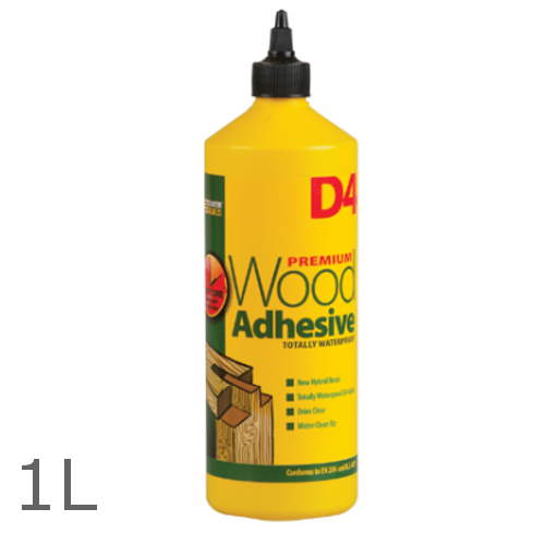 Everbuild D4 Wood Adhesive - 1 Litre - Recommended for JCW Products Everbuild D4 Wood Adhesive - 1 Litre - Recommended for JCW Products