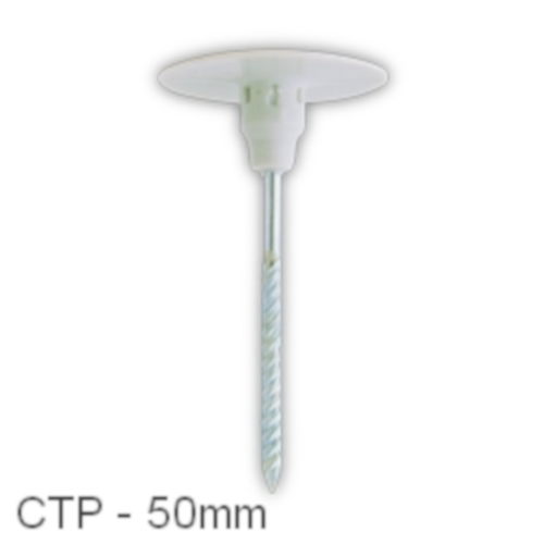 50mm CTP Insulation Panel Fixings (pack of 300) 50mm CTP Insulation Panel Fixings (pack of 300)