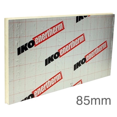 85mm IKO Enertherm ALU PIR Rigid Insulation Board - 1200mm x 2400mm - pack of 5 85mm IKO Enertherm ALU PIR Rigid Insulation Board - 1200mm x 2400mm - pack of 5