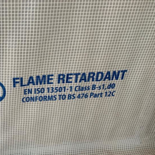 Powerlon FlameOut Block Plus Fire-Retardant Vapour Control Membrane - 2m x 50m Roll - 210gsm Powerlon FlameOut Block Plus Fire-Retardant Vapour Control Membrane - 2m x 50m Roll - 210gsm