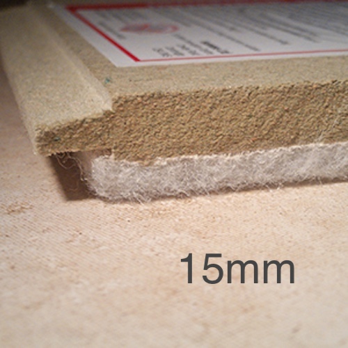 15mm Isocheck 15T Timber Floor Acoustic Overlay Board - 1200mm x 600mm 15mm Isocheck 15T Timber Floor Acoustic Overlay Board - 1200mm x 600mm