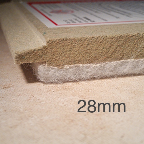 28mm Isocheck 28T Timber Floor Acoustic Overlay Board - 2400mm x 600mm 28mm Isocheck 28T Timber Floor Acoustic Overlay Board - 2400mm x 600mm