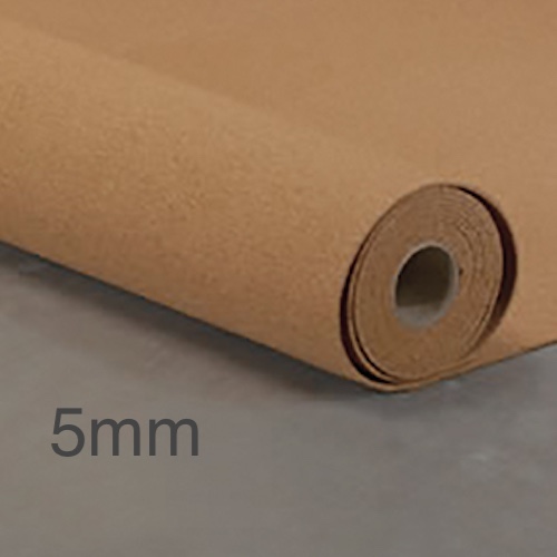 5mm Isocheck Re-Cork 5 Acoustic Floor Underlay - For Concrete Floors With Carpet Flooring Finish 5mm Isocheck Re-Cork 5 Acoustic Floor Underlay - For Concrete Floors With Carpet Flooring Finish